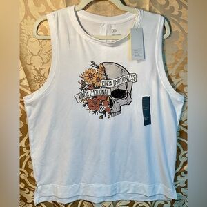All In Motion White Tank Top Size XL